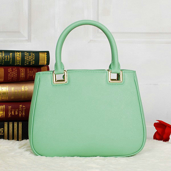 2014 Prada saffiano calfskin tote BN2245 light green